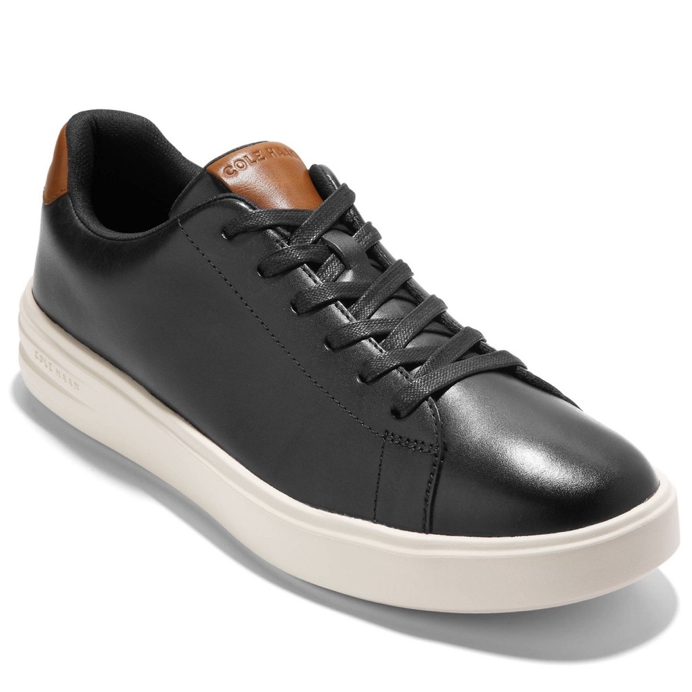 Cole Haan Grand+ Court men's black sneakers